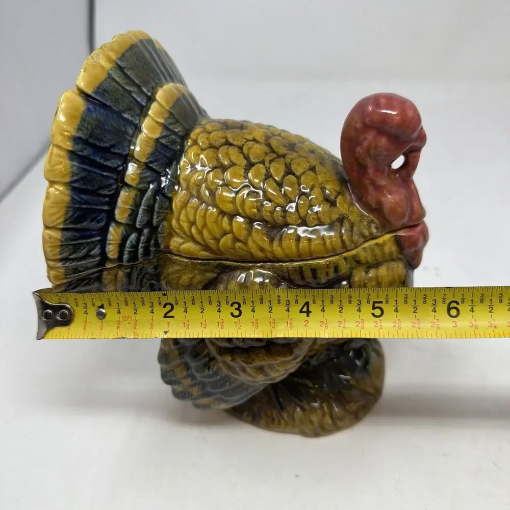 Napcoware Turkey Covered Dish Vintage Japan Thanksgiving
